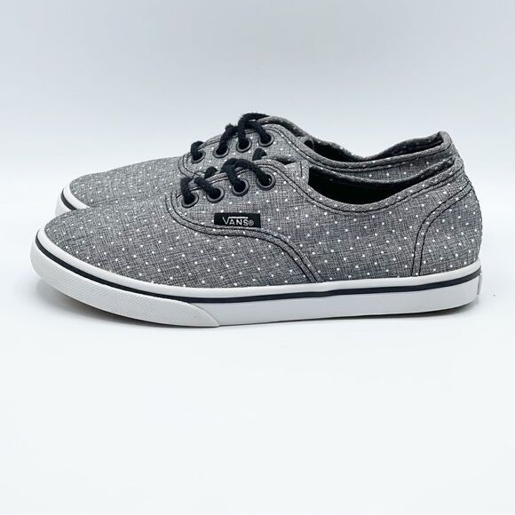 Vans Atwood lace up casual gray polka dot sneakers - Youth 1  - TB4R - Picture 5 of 9